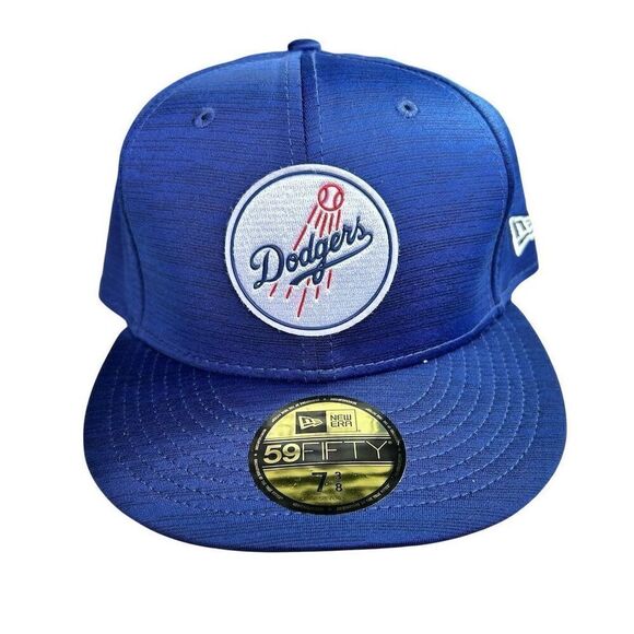 New Era 59FIFTY Los Angeles Dodgers Fitted Hat Blue Size 7 3/8 - Picture 1 of 6